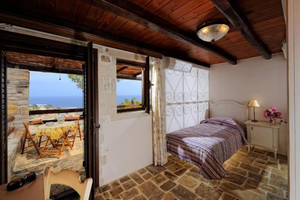 Villa Stone House With Sea View Achlia Exterior foto