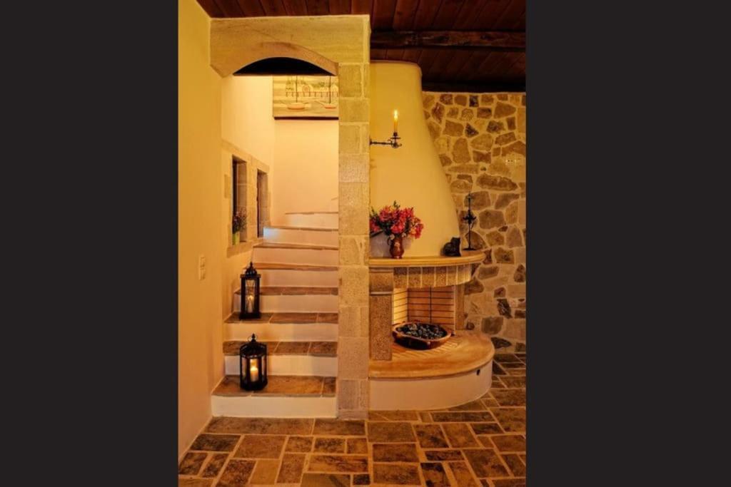 Villa Stone House With Sea View Achlia Exterior foto