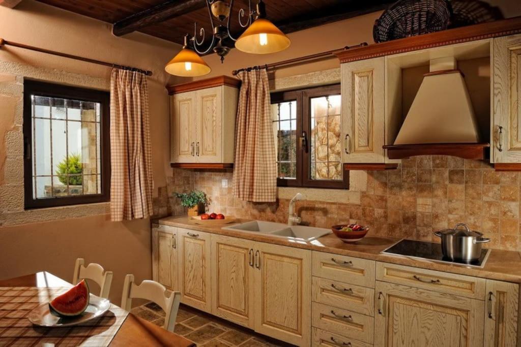 Villa Stone House With Sea View Achlia Exterior foto